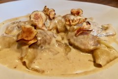 Els raviolis d’escamarlà del restaurant Smoix