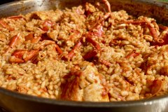 El arroz con bogavante del Rias Baixas Menorca