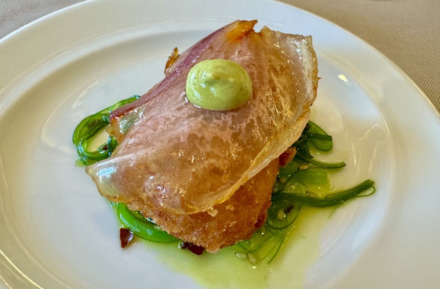 Festival gastronómico el que se vivió ayer mediodía en el Café Balear con un 4 manos que protagonizaron el cocinero Paco Roncero y el ciutadellenc Sergio Villalonga.