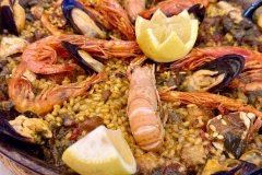 Seafood paella from Mr Beps