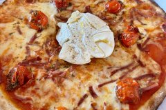 La pizza burratta d'Es Replec