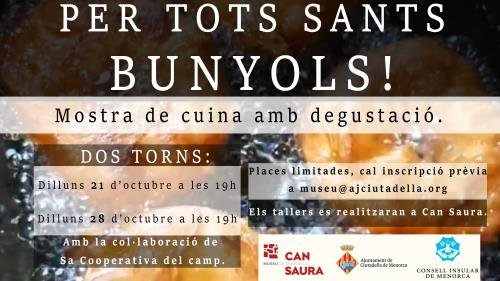 Aprendre a fer bunyols de Tots Sants