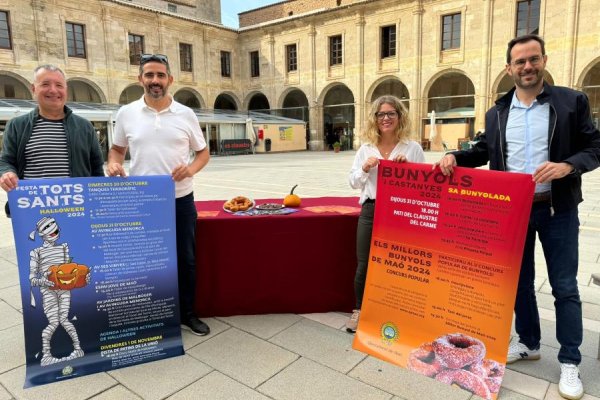 El Concurso de Buñuelos y las fiestas vecinales protagonizan el programa de Todos los Santos de 2024 en Maó