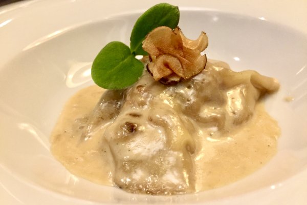 Los raviolis de cigala del restaurante Smoix