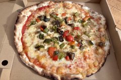 The wood-fired pizzas of Restaurant Pizzeria Roma